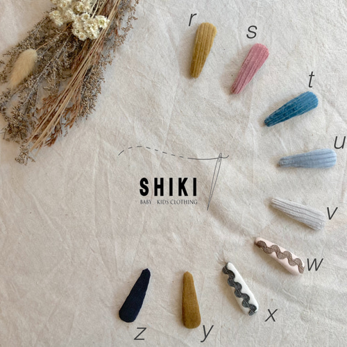 選べる パッチンピン 秋冬シリーズ ヘアピン SHIKI 通販｜Creema 