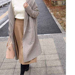 Choose Length Angora Blend Compression Pontimossa Blanket Coat 米 第10張的照片