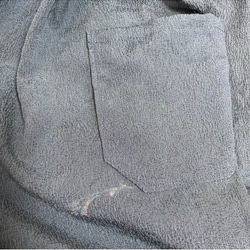 ワイドパンツ　シルク100%  西陣織　正絹　新品反物　刺繍 8枚目の画像