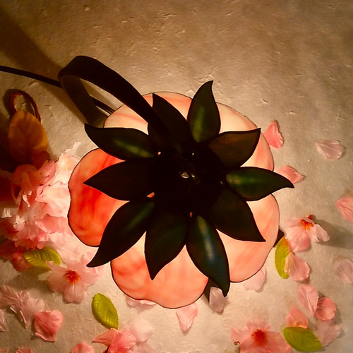 さくら～ステンドグラスランプA 春限定 送料無料 スタンドライト