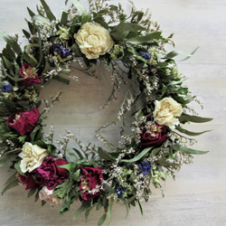【香香様オーダー品】ハンドメイド　ファブリックリース　5点 5月の花(芍薬） リース Cotton Cloth 通販 11863339｜Creema(クリーマ