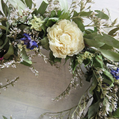 【香香様オーダー品】ハンドメイド　ファブリックリース　5点 5月の花(芍薬） リース Cotton Cloth 通販 11863339｜Creema(クリーマ