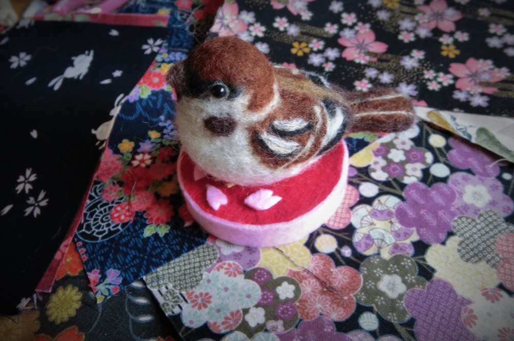 ハンドメイド スズメ 雀