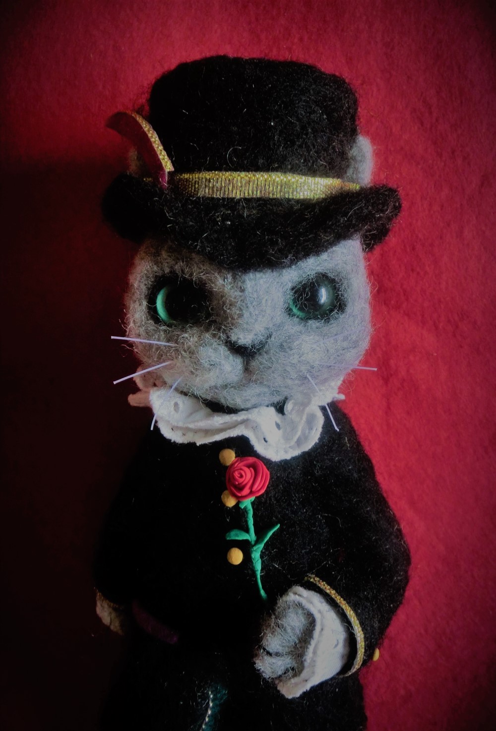 シルクハットの猫