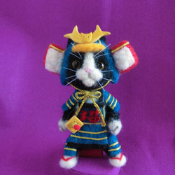 羊毛フェルト ハンドメイド☆アビシニアン子猫ちゃんの魔法使い