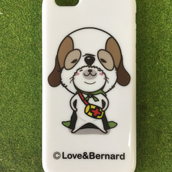 セントバーナード Love&Bernard iPhone6 ソフトカバー 犬 猫 1枚目の画像