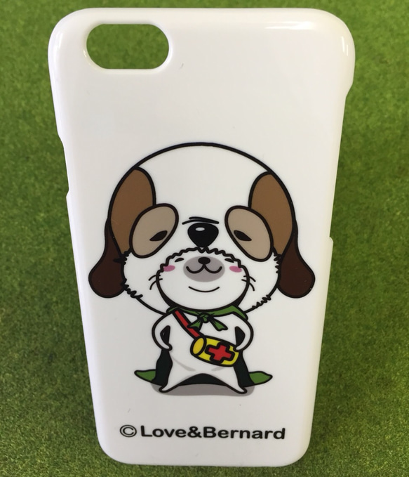 セントバーナード Love&Bernard iPhone6 ソフトカバー 犬 猫 2枚目の画像