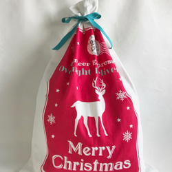 赤＊RED＊クリスマス＊プレゼント袋＊サンタクロースプレゼント袋＊Christmas Sacks＊ 1枚目の画像