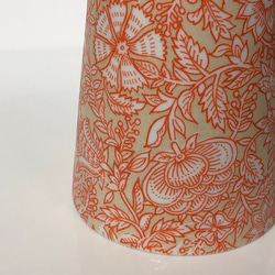 白磁の薄〜いカップと陶製ストロー　Art Flower 6枚目の画像