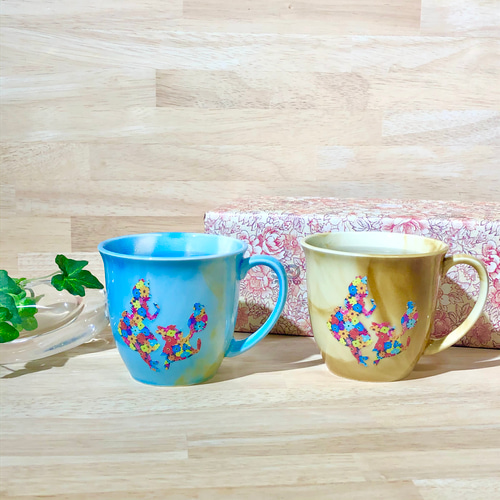 台湾茶 茶器セット コウモリと桃の絵柄 茶海(ピッチャー)と 台湾茶 茶器セット コウモリと桃の絵柄 茶海(ピッチャー)と