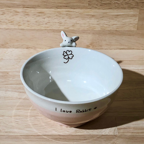 癒しの可愛いお茶碗 ねこ いぬ うさぎ 茶碗・めし碗 佐橋製陶所