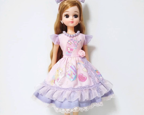 リカちゃん　キャッスル　服　ドレス　ワンピース　ブライス　ruruko 新品　紺 リカちゃんキャッスル】新製品発売のお知らせ | リカちゃん