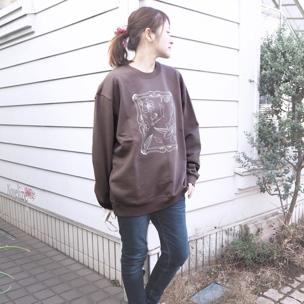 おとなのトレーナー　*Lily of dream*　グレージュブラウン