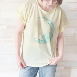 おとなのBIGＴシャツ　*sharon-Tee*　＊イエロー＊ 5枚目の画像