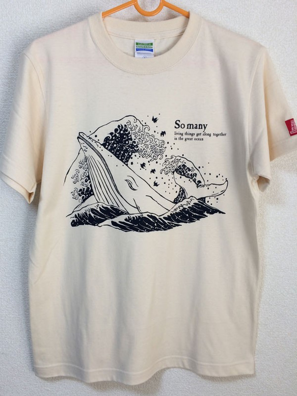 KUZIRA 限定Tシャツ XL A （クジラ/プリント長袖Tシャツ