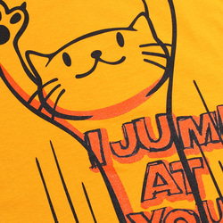 SCOPYネコTシャツ「JUMP」Gイエロー 3枚目の画像