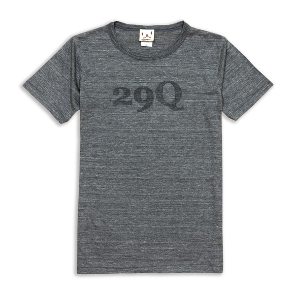 SCOPYネコTシャツ「29Q」へザーチャコール 1枚目の画像