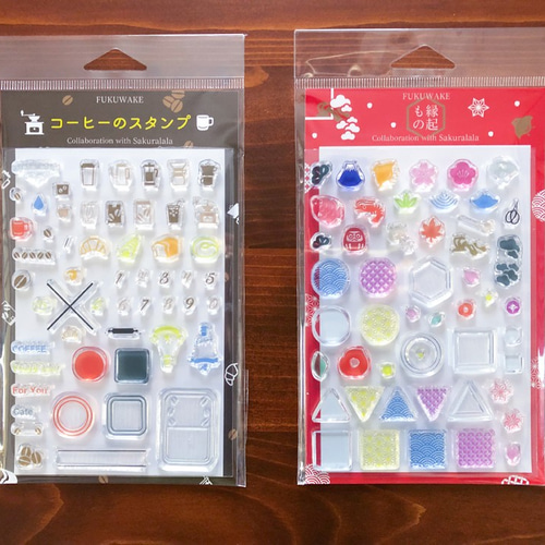クリアスタンプホルダー　大中小3種類　＋　クリアスタンプ 8枚　まとめ売り クリアスタンプホルダー大中小3種類＋クリアスタンプ 8枚まとめ売り