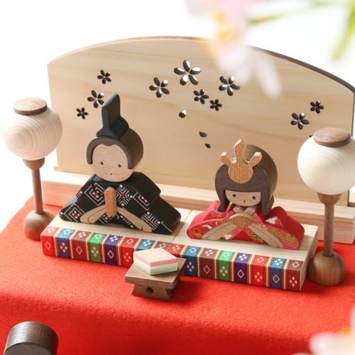 特集掲載】木と和紙のお雛様 ひな人形・雛飾り 木工房ゆうむ