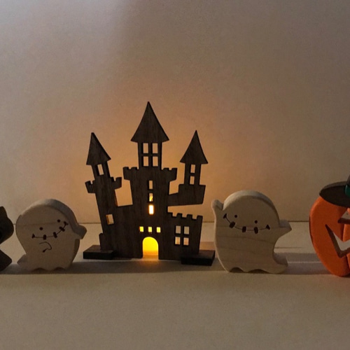 特集掲載】木から生まれたハッピーハロウィンセット その他置物 木工房