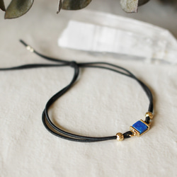 blue(cord bracelet) 2枚目の画像
