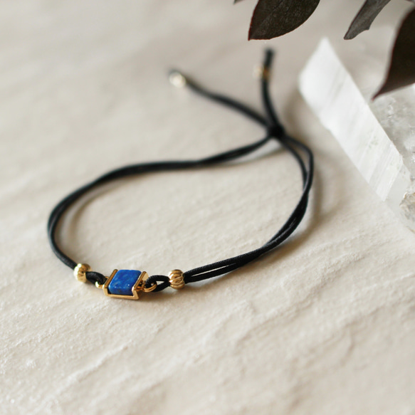 blue(cord bracelet) 3枚目の画像