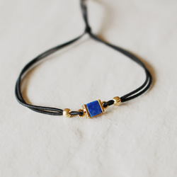 blue(cord bracelet) 5枚目の画像