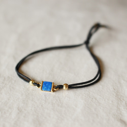 blue(cord bracelet) 6枚目の画像
