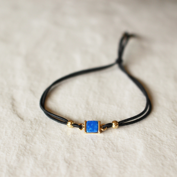 blue(cord bracelet) 7枚目の画像