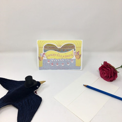 【3枚セット】スイミングおじさんのCongratulations! ＜シアターグリーティングカード＞ 2枚目の画像