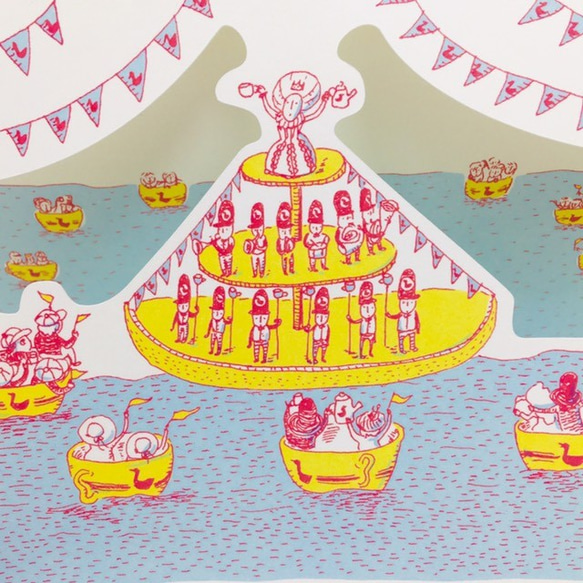 【3枚セット】女王のティーパーティーBlank Card ＜シアターグリーティングカード＞ 6枚目の画像