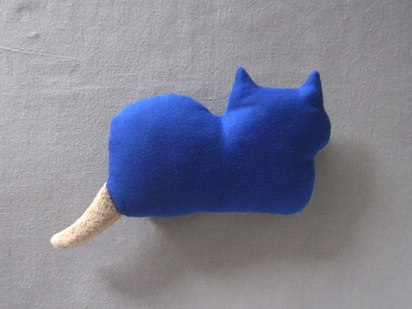 再販 >> " Stickitten" kitten loaf ツイル／ロイヤルブルー 3枚目の画像