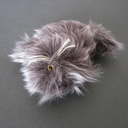 客製化&gt;&gt; PEPOSO：毛茸茸的動物「貓」貓/灰色 第4張的照片
