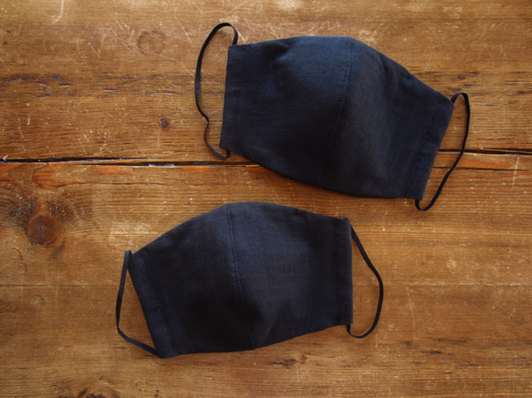 L尺寸：W紗布口罩（黑色）/過濾袋，帶鼻夾 第5張的照片