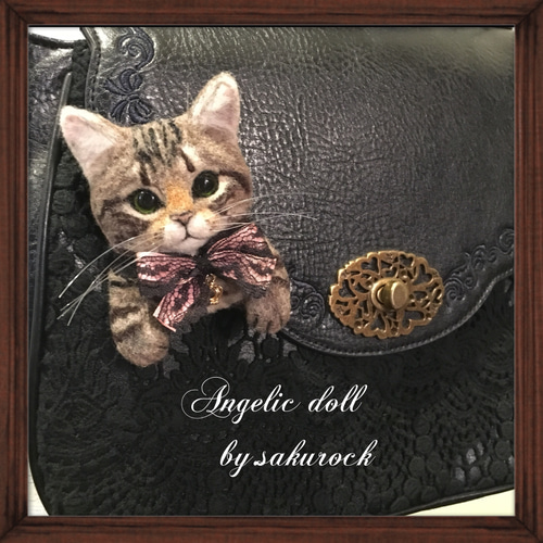 羊毛　ねこさん　ブローチ　orderページ 羊毛 ねこさん ブローチ orderページ