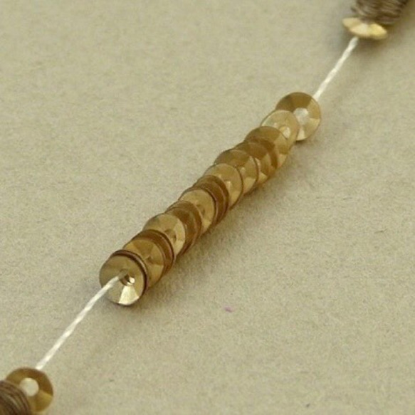 04 φ3ミリ 糸通し カップ型スパングル(キュベット) リュネビル刺繍・オートクチュール刺繍 2枚目の画像