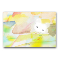 「春さん、あなたが、ス・キ　＾＾」春 猫 ほっこり癒しのイラストポストカード3枚組　No.1312 1枚目の画像