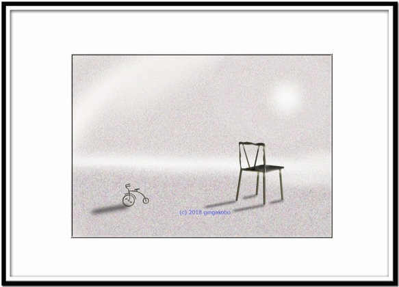 「“ココロ“が座るイス」　イラストA4サイズポスターNo.404　 1枚目の画像