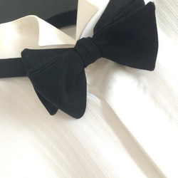 蝶ネクタイbowtie　くろ 5枚目の画像