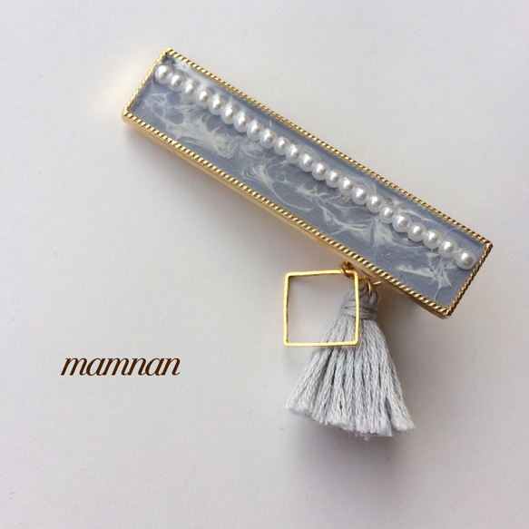 パール&タッセル ヘアクリップ ヘアクリップ・バナナクリップ mamnan 通販｜Creema(クリーマ) 3691090