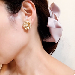 Petites Fleurs Earrings〜小花のピアス〜　キット 2枚目の画像
