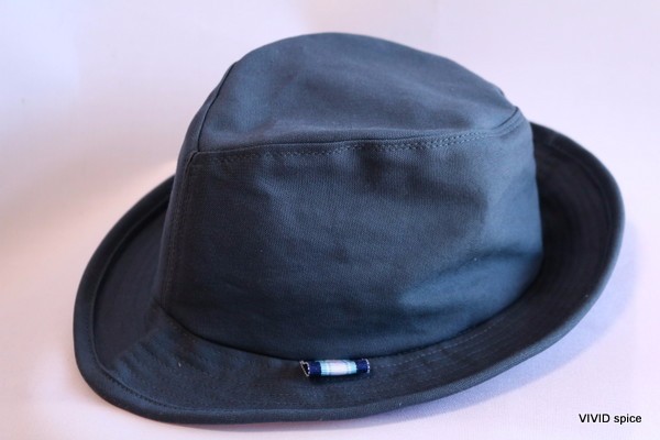 マニッシュＨＡＴ（帆布）～錆鉄御納戸