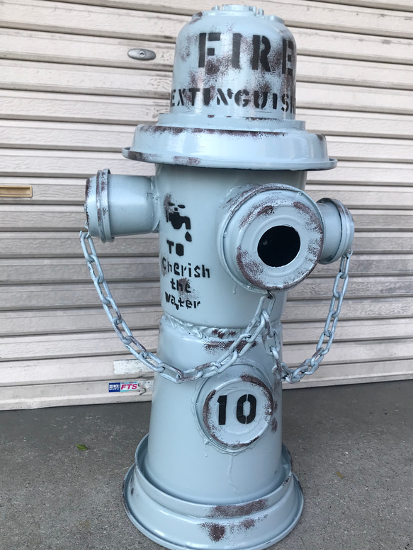 商標登録済みオリジナル消火栓立水栓カバースカイグレー^ - ^ 2枚目の画像