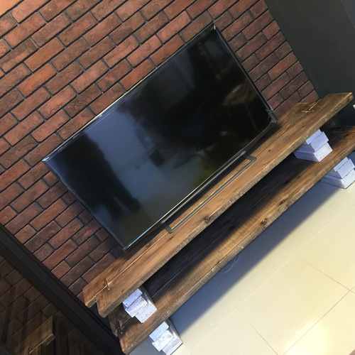 オリジナルハンドメイド家具足場板テレビボード テレビ台・テレビ 