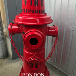 商標登録済みオリジナル消火栓立水栓カバーレッド 1枚目の画像