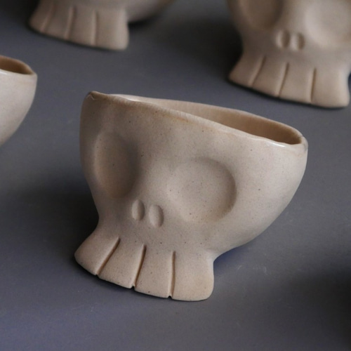 ドクロちゃん おちょこ 2876BS おちょこ・ぐい呑み・徳利 陶芸作家 悦