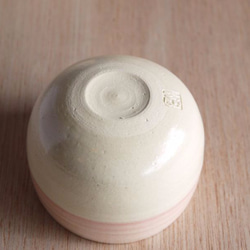 白土桃化粧丸鉢カップ 3枚目の画像