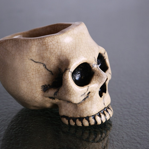 骨ル器 髑髏杯 #2 おちょこ・ぐい呑み・徳利 陶芸作家 悦 -etsu- 通販