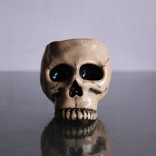 骨ル器 髑髏杯 #2 おちょこ・ぐい呑み・徳利 陶芸作家 悦 -etsu- 通販