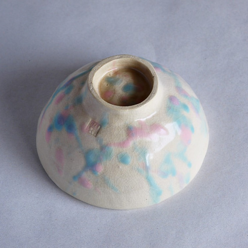 手びねり茶碗 Pink&Blue 茶碗・めし碗 陶芸作家 悦 -etsu- 通販